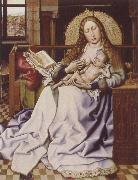 Robert Campin Virgin and Child Befroe a Firescreen oil painting reproduction